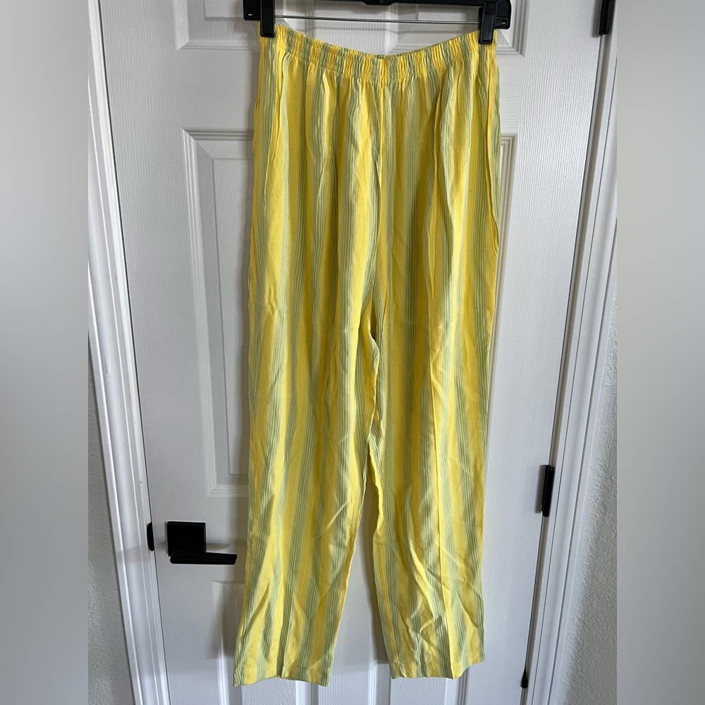 Striped Linen Pants